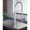 Anzzi Carriage Single Handle Standard Kitchen Faucet in Brushed Nickel KF-AZ211BN - alternate 5